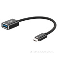 Adattatore femmina USB-C a USB-3.0 Cavo OTG USB-C